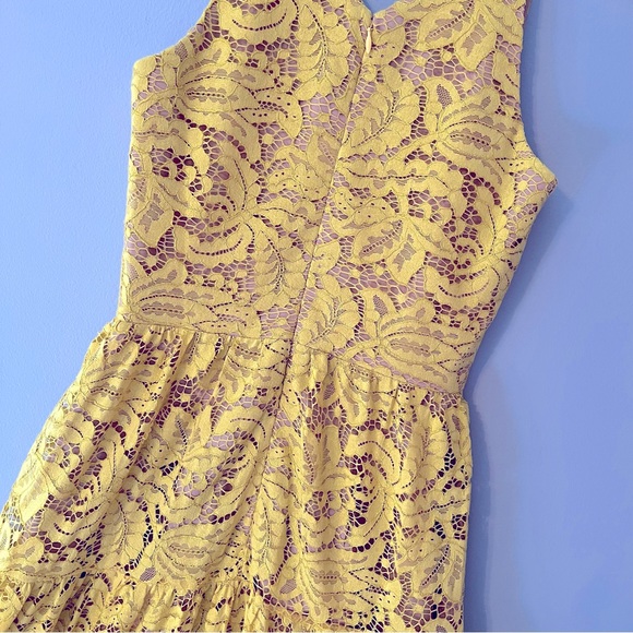 NEW Dress the Population Melina Dress - Canary Yellow - Picture 7 of 11